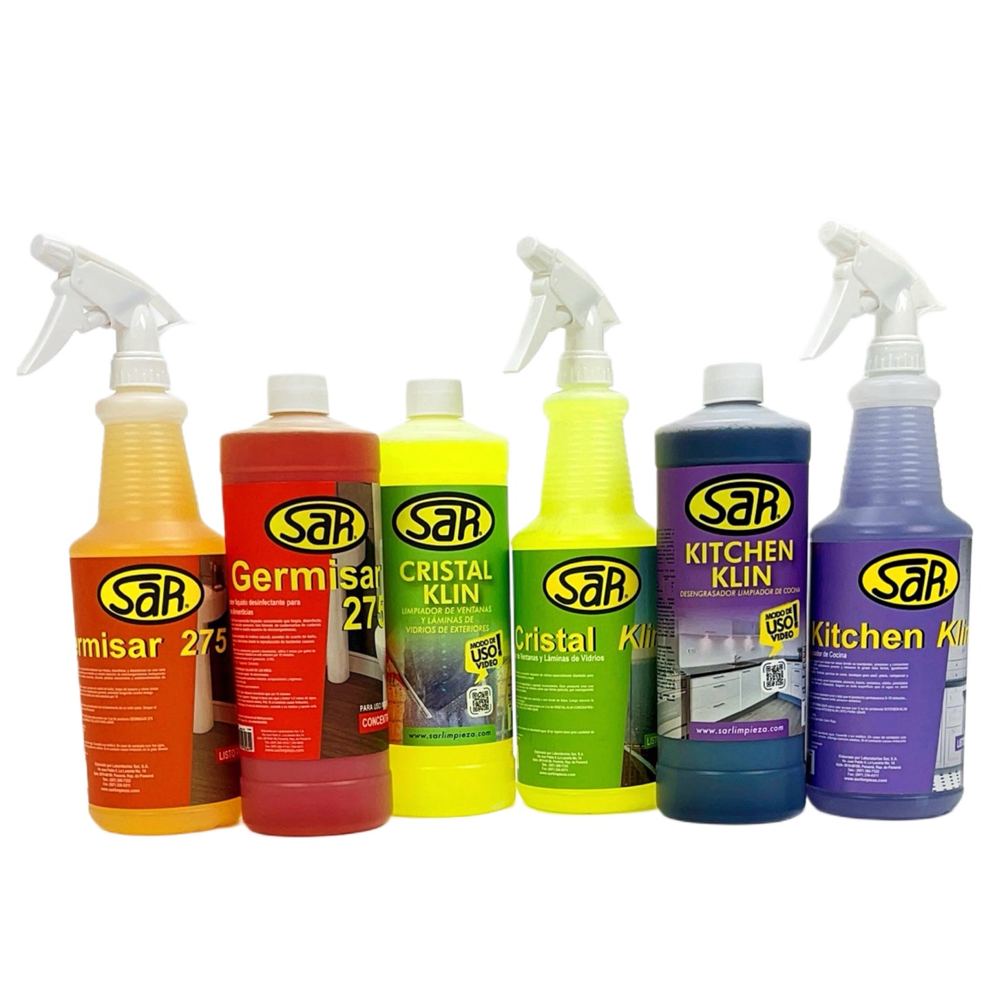 Bundle Básico de Limpieza-Cristal Klin + Germisar 275 + Kitchen Klin