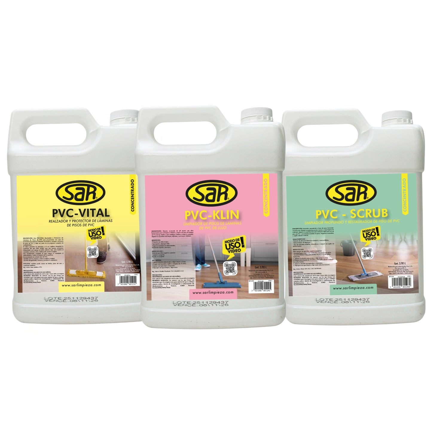 Bundle de mantenimiento para Pisos de PVC (PVC Matrix)