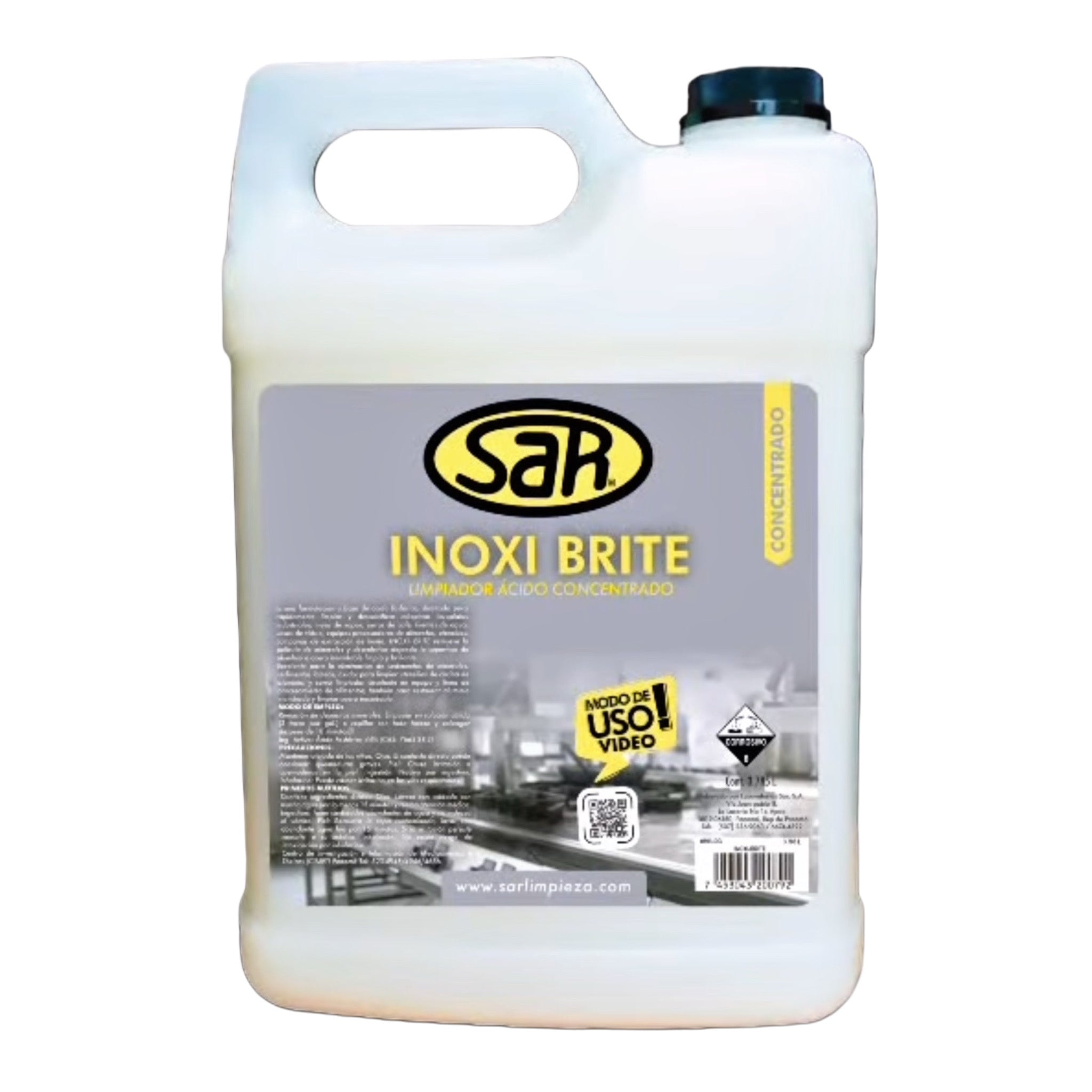 INOXIBRITE Limpiador ácido para acero inoxidable – SAR Limpieza