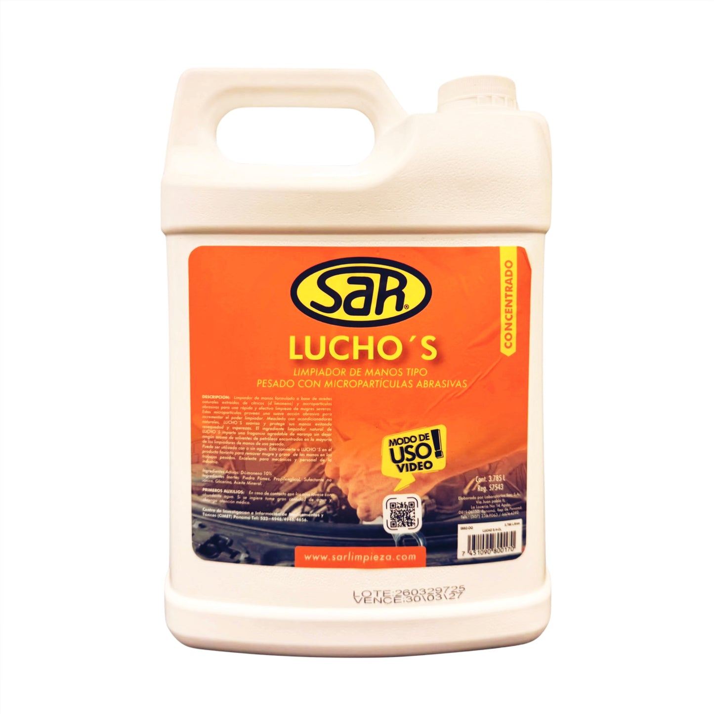 LUCHO´S Hand cleaner para mecánicos