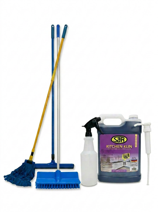 SAR Bundle Cocina Pro — Kit Desengrasante para Pisos de Restaurante