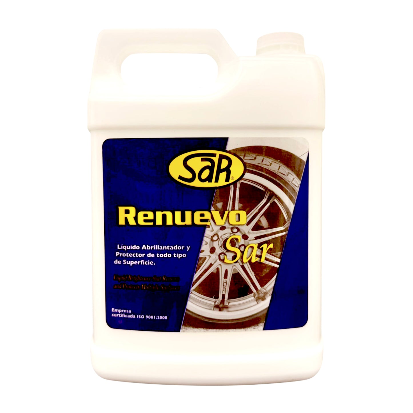 RENUEVO SAR  Abrillantador y protector para plastico y caucho