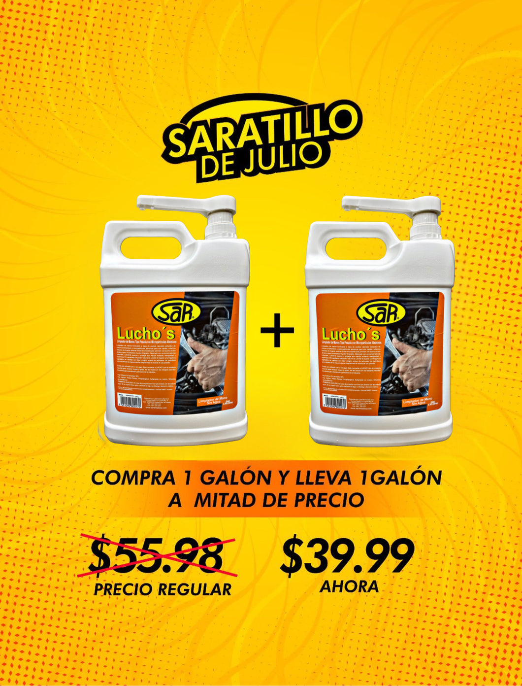 LUCHOS HAND CLEANER PROMO