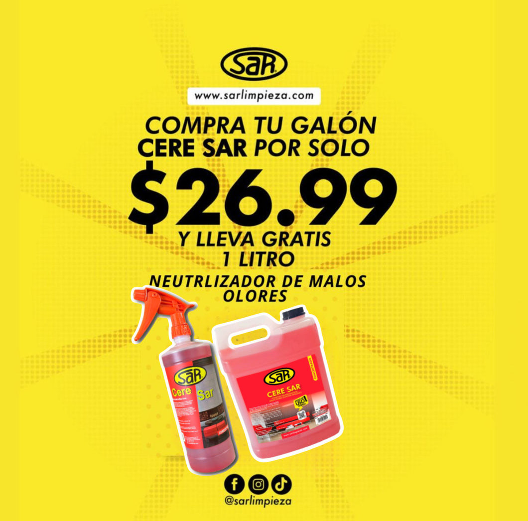 Cere Sar Promo (litro atomizador GRATIS)