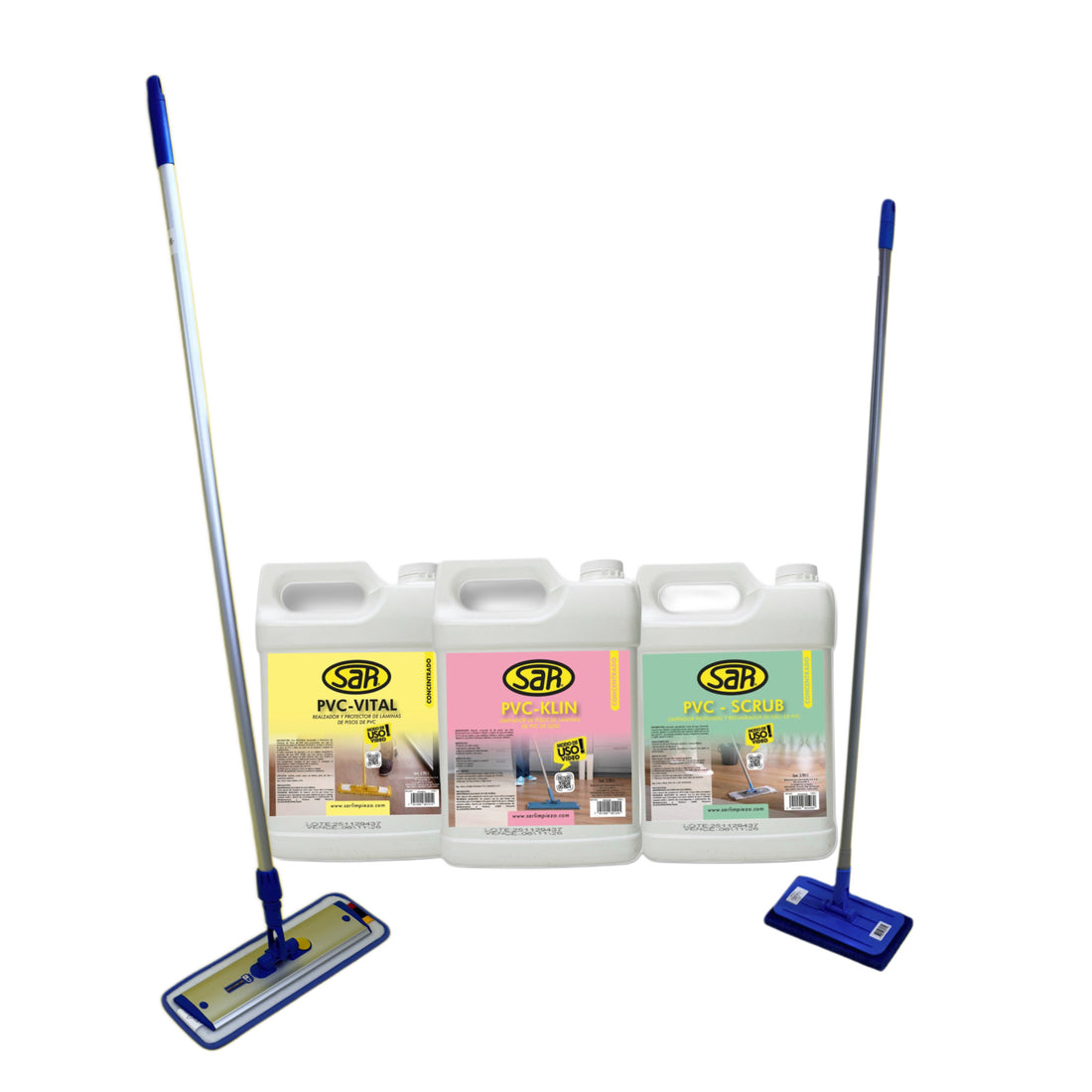 Bundle de mantenimiento para Pisos de PVC (PVC Matrix) – SAR Limpieza