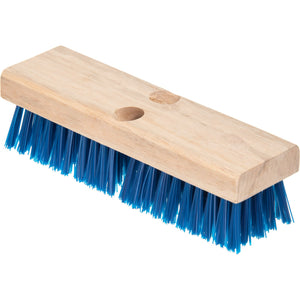 Cepillo Deck Scrub Azul 10" con mango (175-KIT) - SAR Limpieza
